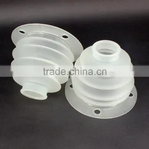 KS 3 Layers White Flange Oil Bellows With Holes Warp Knitting Machine Spare Parts thumbnail-1