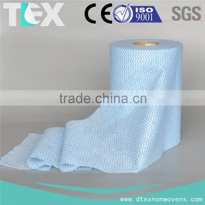 [D-TEX] Waveline Printed Spunlace Nonwoven Jumbo Rolls for Household Cleaning Wipes thumbnail-3