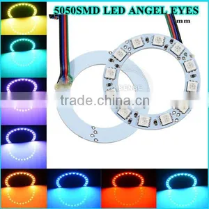 104mm DC12V Black PCB Semi Circle 5050 Smd Led Halo Rings With Different Color thumbnail-3