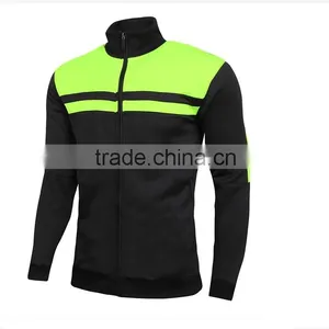2016 Newest Cheap High Quality Hot Sell Black Yellow Track Jacket thumbnail-1