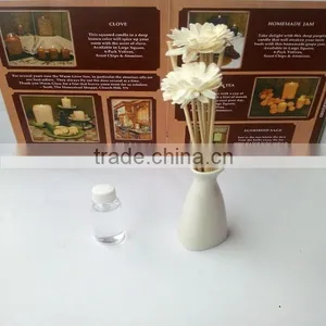 Decorative Aroma Ceramic Sola Flower Fragrance Diffuser With Rattan Sticks thumbnail-5