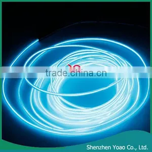 LED Flexible Lamp 3m 2-3mm Steel Wire Rope LED Strip Light With Controller Transparent Blue thumbnail-1