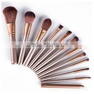 12PCS Cosmetic Professional Brush Set With Metal Box With Logo OEM / ODM Are Accepted thumbnail-3