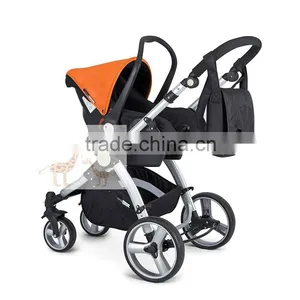2016Baby Stroller European Standard High Quality And Comfortable 3 in 1 Fuctions Deluxe Reversing Handle Baby Stroller thumbnail-5