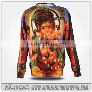 Wholesale 3D Printing Sweatshirt Cheap Custom Fleece Sweatshirt thumbnail-6