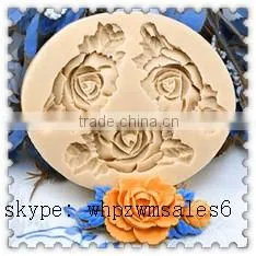 Plate Shape Baking Cake Mold Silicone , DIY New Cookie Soap Mould, 3D Silicone Rubber Cake Molds thumbnail-1