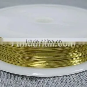 0.8mm Copper Jewelry Wire, Stringing Materials, 3m/roll(CW0.8mm007) thumbnail-1