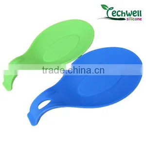 100% Food Grade Silicone Multifunctional Big Silicone Spoon Rests thumbnail-1