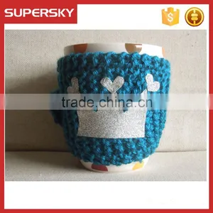 V-72 Winter Warming Porcelain Coffee Cup Mug Sweater With Pattern thumbnail-3