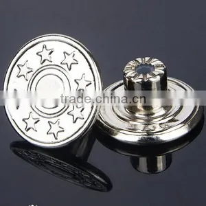 Star Logo Metal Denim Shank Buttons thumbnail-2