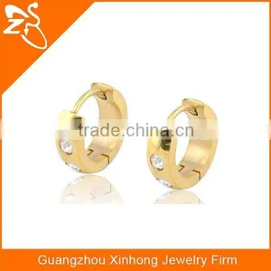 Fashion Stainless Steel Earring Stainless Steel Fancy Hoop Earring,crystal Fancy Earring thumbnail-4