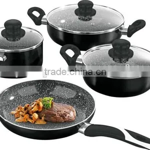 Aluminium Press Stone Coated Cookware Set thumbnail-2