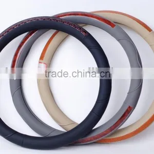 High Class Leather Car Steering Wheel Covers thumbnail-1