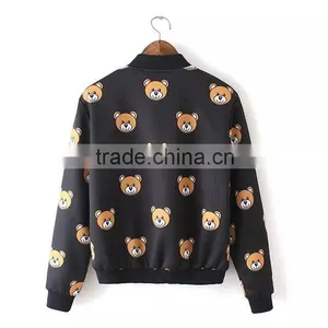 Cheap China Wholesale Clothing Panda Baseball Jacket thumbnail-2