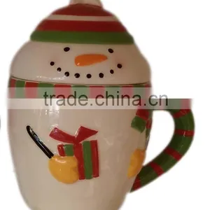 Christmas Ceramic Headstand Mugs thumbnail-1