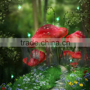 Mushroom Led Canvas Wall Art for Home Decoration thumbnail-1