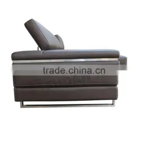 Nice Nodern Home Furniture 3-seat Leather Sofa for Sale thumbnail-4