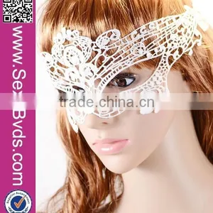 Wholesale Halloween Masquerade Cosplay Carnival Party Face Black Lace Mask thumbnail-1