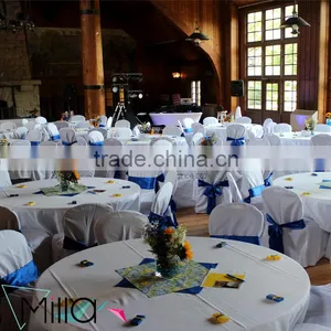 100% Polyester Material and Wedding,Party,Banquet,Hotel,Outdoor Use Elegant Wedding Tablecloths thumbnail-2
