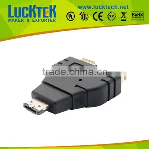 Sata to Usb Converter, Power ESATA (eSATAp) Male to 1 USB Female and 1 Esata Female thumbnail-2