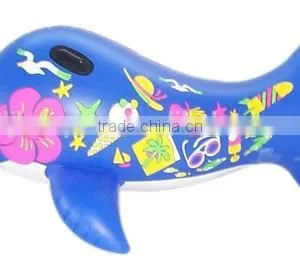 PVC Inflatable Dolphin Kiddy Rides on thumbnail-2