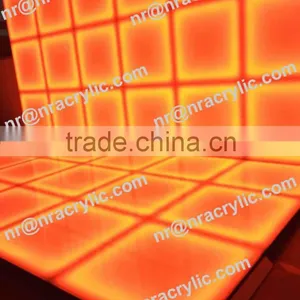 Shanghai Event Best Selling Portable LED Illuminated Color Changing Acrylic Led Dance Floor Wall thumbnail-2