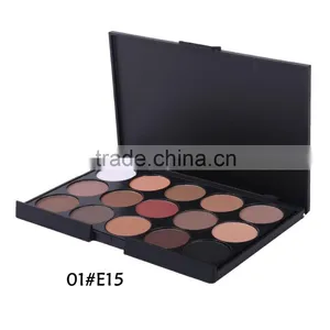 Newest Cheap Romantic Color Makeup Shinning Eye Shadow ,15 Colors Mixed Glitter Matte Eyeshadow Palette thumbnail-2