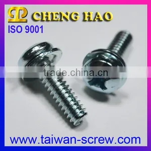 Wholesale SEMS 304 Phillips Pan Washer Head Machine Screws thumbnail-1