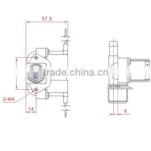 Sensor Multi-way Solenoid Valve Infrared Sanitary Shower Faucet Magnetic Valves Electric Water Valve thumbnail-4