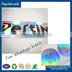 Custom Logo 3d Honeycomb Pattern Hologram Sticker thumbnail-1