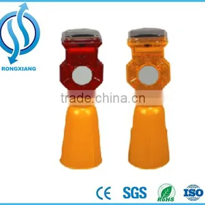 Solar Powered LED Warning Lights With High Intensity Sensor LED Traffic Light thumbnail-4