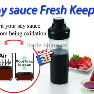 Japanese Kitchenware Plastic Bottle for Sauce Sushi Soy Sauce Fresh Keeper thumbnail-1