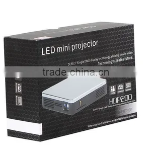200 ANSI Lumens DLP Mini Projector Hdp200 Bluetooth Function hd Smartphone Projector thumbnail-6
