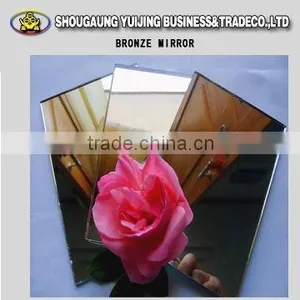 Color Mirror Grey Bronze Glass Mirror Factory Price Wholesale thumbnail-3