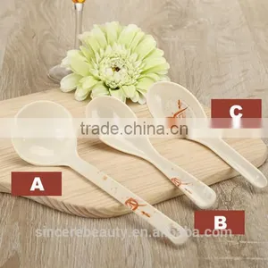 Melamine Plastic Spoon, Thicken Japanese Style Spoon thumbnail-1