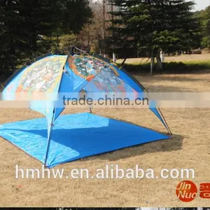 3-4 Person Double Layers Fiberglass Pole Camping Tent thumbnail-3