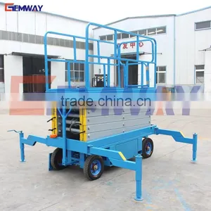Pull Around Single Person Hydraulic Lifts Elevator for Aerial Working thumbnail-2