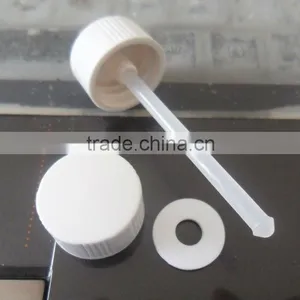 18/400 Neck Size Amber Bottle With White UF Bakelite Cap Spatula Rod Cap thumbnail-1