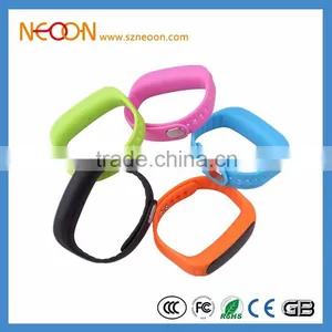 Smart Wristband E02 Touch Screen Better Than Xiaomi MiBand Bracelet For Android 4.3 IOS 7.0 Waterproof Tracker Fitness Wristband thumbnail-1