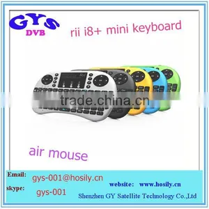 2015 Newest!!!Rii I8+ 2.4G Wireless Mini Keyboard for Smart tv Devices With Touchpad thumbnail-1