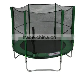 Fitness 8ft Trampoline With Outside Enclosure,W-shaped Leg Trampoline thumbnail-1