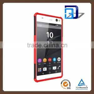 New Products Slim 2 in 1 PC + TPU Hybird Armor Rugged Case Cover for Sony Xperia C5 Ultra With Stand, for Sony Xperia c5 Ultra thumbnail-3