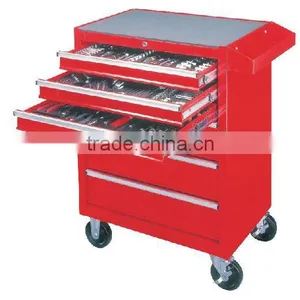 7 Drawer Roll Cabinet With 217PCS Tools thumbnail-1