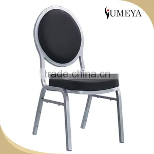 Modern Style Aluminum Frame Stackable Dining Chair for Banquet Hall thumbnail-3