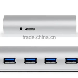 High Performance Usb-c Hub, Type C Change to 4 Port Usb 3.0 Hub With LED Light thumbnail-4