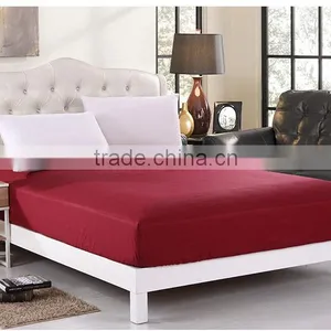 Yellow Or Red Colored Polyester Knit Waterproof Mattress Protector thumbnail-5