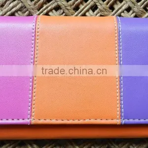 Real Leather Wallets for Girls/pure Leather Purse/recycle Leather Hand Purse thumbnail-1