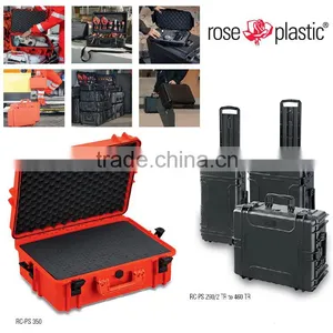 Solid Recycle Handcarry Protective Custom Printing Anti Shock Clear Display Abs pp Hand Tool Hard Case With Clip Foam Grid Label thumbnail-1