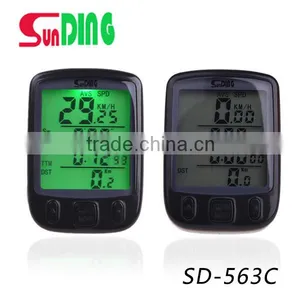 Portable Bicycle Accessories Cycle Computer Digital Bike Speedometer Wireless thumbnail-1