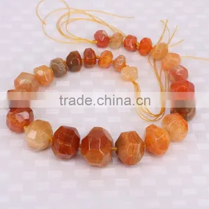 Fashion Agate Stone Beads Multi Color Agate Faceted Beads for Bracelet Necklace Jewelry Making thumbnail-5